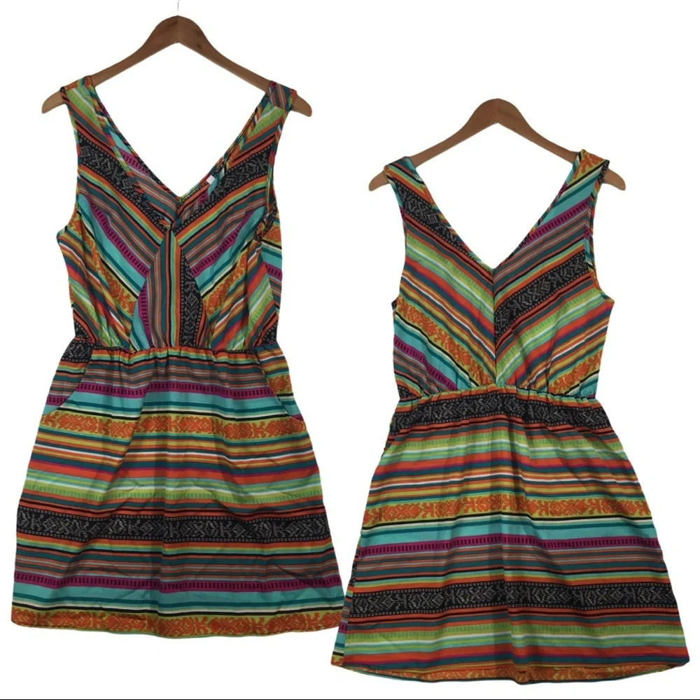 New Peppermint Trendy Boho Chic Beach Dress M